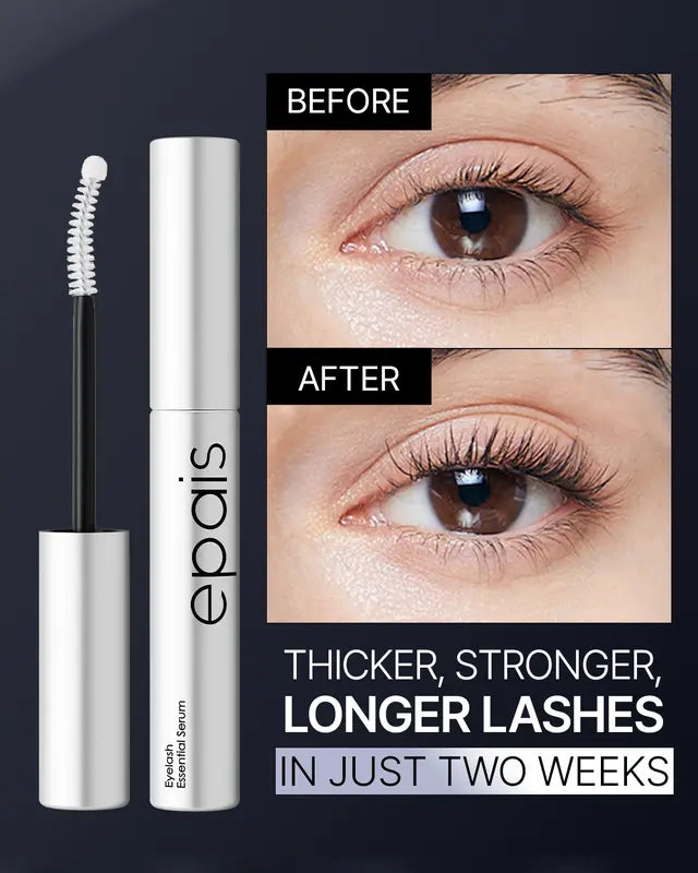 Essential Eyelash Growth Serum, Jumbo Size 0.5fl.oz - Safe & Gentle Lashes Care, Fuller, Thicker in 2 Weeks