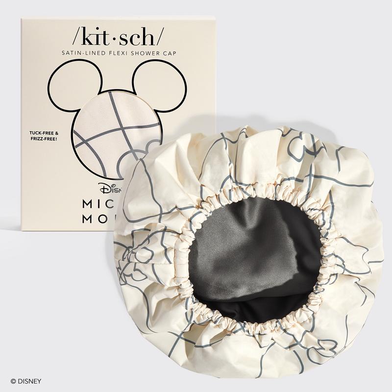 Luxury Reusable Waterproof Shower Cap - Flexi Satin Lined, Quick-dry, Adjustable for All Hair Types