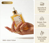Silk Body Oil - Age-Defying Formula with 6 Essential Oils for Firming