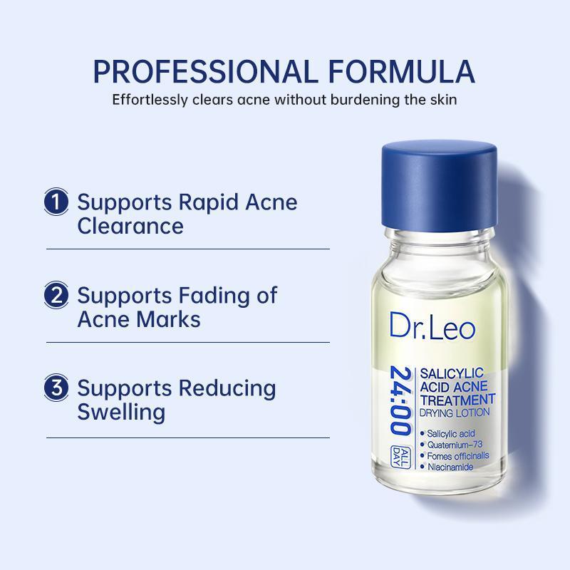 Salicylic Acid Anti-Acne Lotion - Quick Relief for Pimples and Oil Control for Sensitive Skin, 10ml