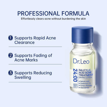 Salicylic Acid Anti-Acne Lotion - Quick Relief for Pimples and Oil Control for Sensitive Skin, 10ml