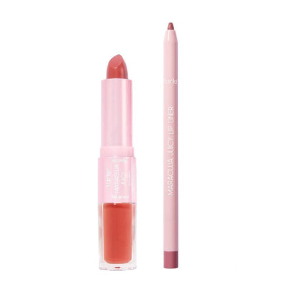 3-in-1 Lip Sculptor and Liner Combo - Lipstick, Lip Liner, and High-Shine Gloss