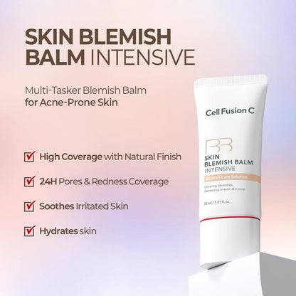 Skin Blemish Balm Flawless Hydrating Tinted Moisturizer BB Cream for Redness