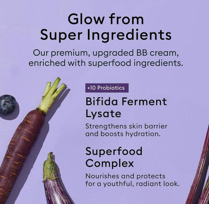 Serum-Infused BB Cream with Bifida Ferment Lysate - Anti-Aging Skin Tint & Foundation