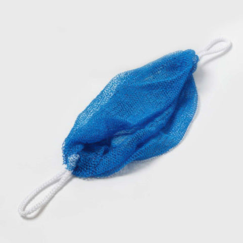 Blue exfoliating net