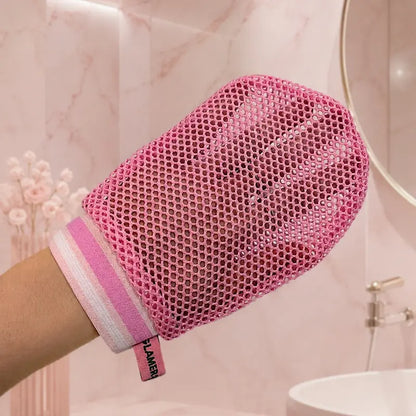 Gentle Exfoliating Body Gloves - Dual Color Shower Scrub Set for Smooth Skin