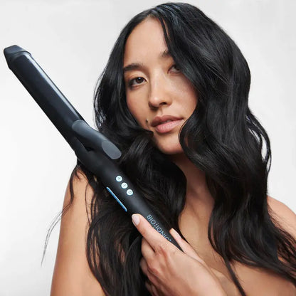 Long Barrel Curling Iron with Adjustable Heat Settings for Voluminous Curls and Waves
