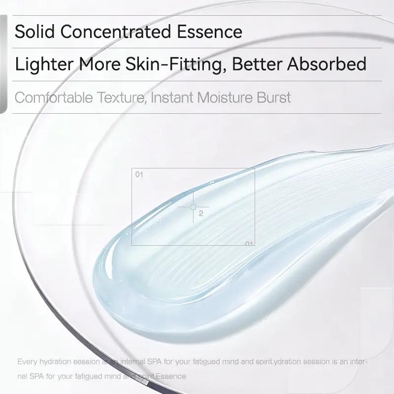 PDRN Gua Sha Jaw Line Lift-Sculpting Glass Gel Cream - De-Puffing & Lifting Peptide Glow Skin Cream