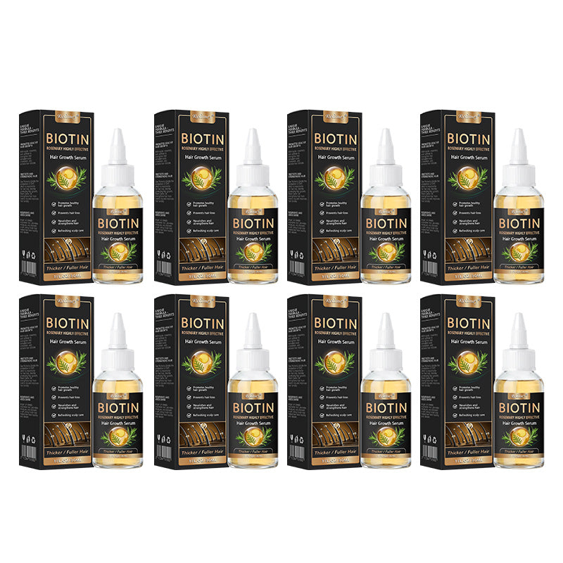 Highly Effective Biotin & Rosemary Hair Growth Serum - Advanced Scalp Treatment for Thinning Hair