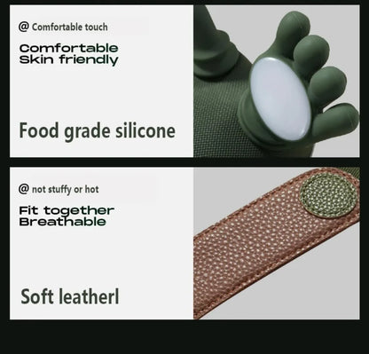 Bionic Heated Massager with 4D Deep Tissue Kneading and Soothing Heat