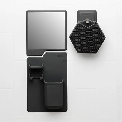 Ultimate Shower Organization Bundle - Silicone Body Scrubber and Storage Set