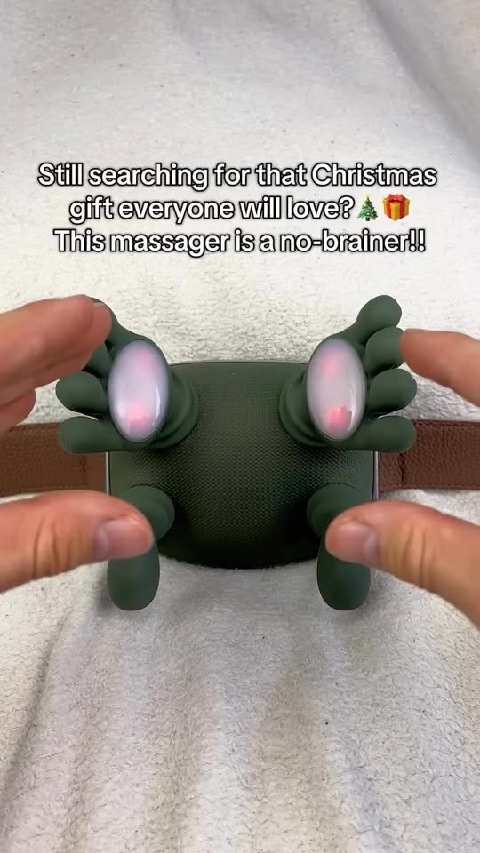 Bionic Heated Massager with 4D Deep Tissue Kneading and Soothing Heat