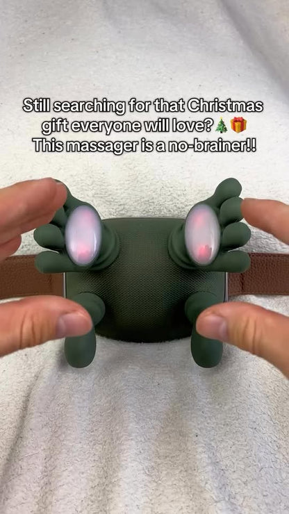Bionic Heated Massager with 4D Deep Tissue Kneading and Soothing Heat