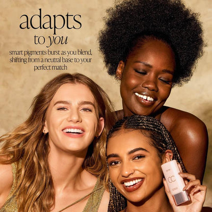 Summer Skin Essentials - CC Color-Correcting Tinted Serum + Creaseless Setting Powder