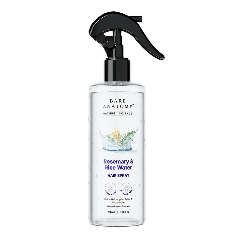 Single Rosemary and Rice Water Hair Spray bottle