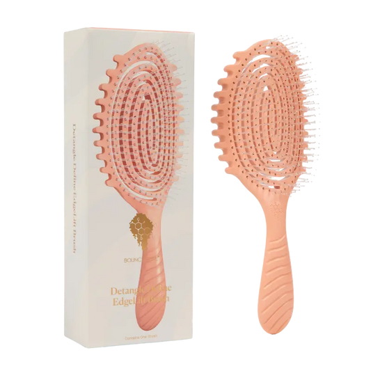 Professional Detangling and Defining Hair Brush for Curls and Waves, Styling Tool for Enhanced Texture
