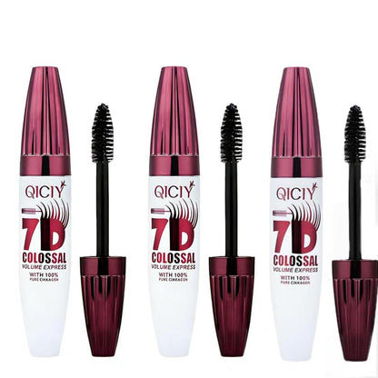 7D Waterproof Mascara - 24H Long Lasting Volume & Curl, Smudge-Proof Lift