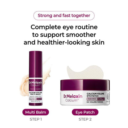 Calcium Multi Balm Eye Care Stick - Anti-Aging Collagen Routine for Eyes and Forehead, 9g