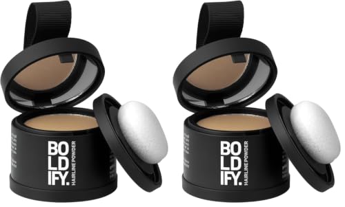 Hairline Powder and Root Touch Up Hair Color - Dark Brown, 4g Instant Coverage