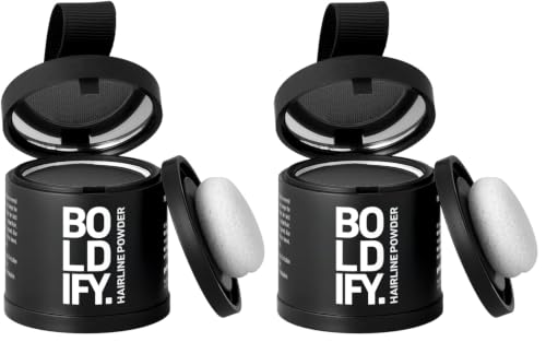 Hairline Powder and Root Touch Up Hair Color - Dark Brown, 4g Instant Coverage