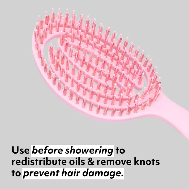 Next-Gen Boar's Hair Wellness Brush for Scalp Health, Detangling & Circulation Boost