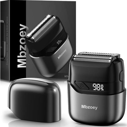 Foil Shavers for Men, Mini Razor, Compact Face Shaver, IPX7 Waterproof Wet Dry Use