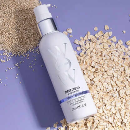 Carb-Infused Leave-In Treatment for Fine and Thin Hair, Thickening Blow-Dry Formula
