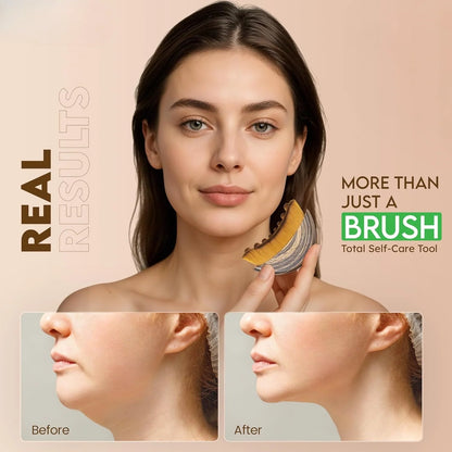 Lymphatic Contour Face Brush for Sculpting, Puffiness Reduction and Jawline Definition