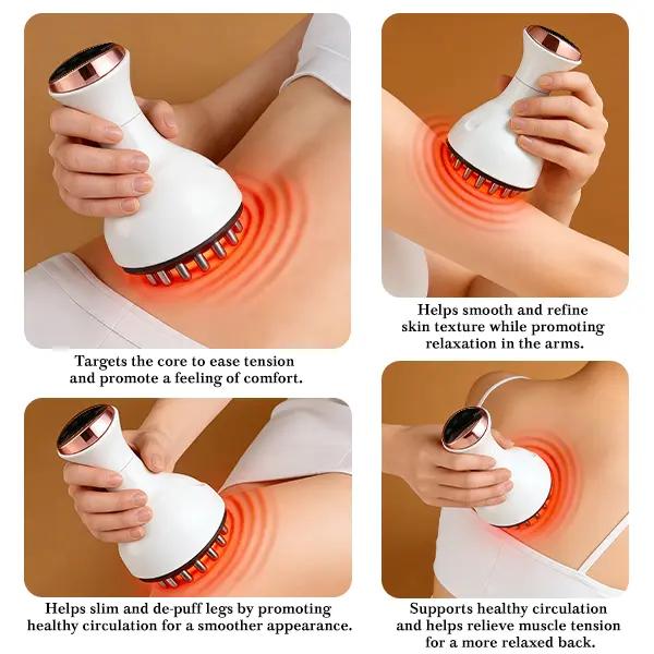 Handheld Full Body Massager Kit with 5 Massage Oils and Gua Sha Tool
