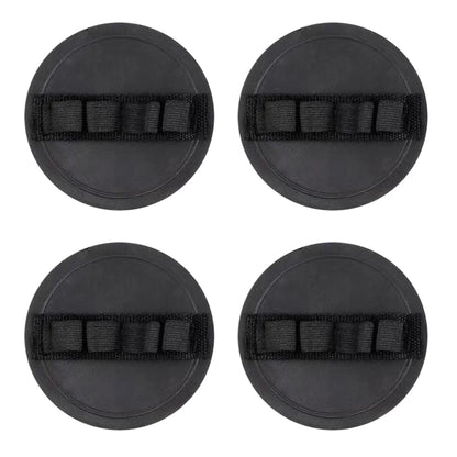 4 Counts Soft Rubber Shower Scrubber for Efficient Body Cleansing and Gentle Exfoliation