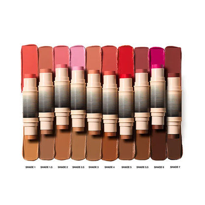 Award-Winning Blush and Bronzer Makeup Stick, Easy-to-Blend Dual-Ended Cosmetics for Flawless Glow
