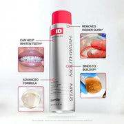 Advanced Whitening Mouthwash with Essential Oils for Fresh Breath, 237ml