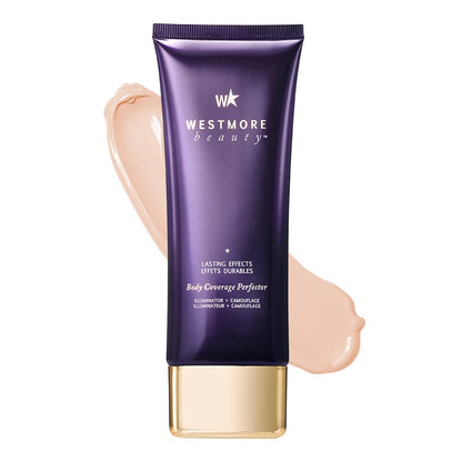 Westmore Beauty Skin Foundation Concealer, Body Makeup 3.5 Fl Oz (Golden Radiance, Cream) - Waterproof, Transfer-Resistant, Long-Lasting Coverage for Tattoo, Stretch Marks, Scars