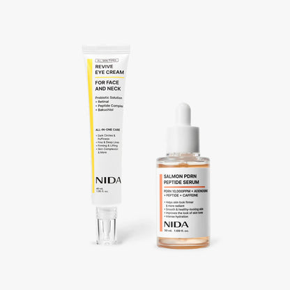 Face Refresh Bundle Salmon PDRN Peptide Serum + Revive Eye Cream Duo