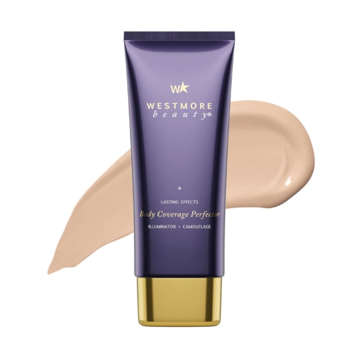 Westmore Beauty Skin Foundation Concealer, Body Makeup 3.5 Fl Oz (Golden Radiance, Cream) - Waterproof, Transfer-Resistant, Long-Lasting Coverage for Tattoo, Stretch Marks, Scars