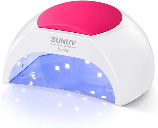 UV LED Nail Lamp for Gel Polish, Professional Curing Light with 4 Timer Settings