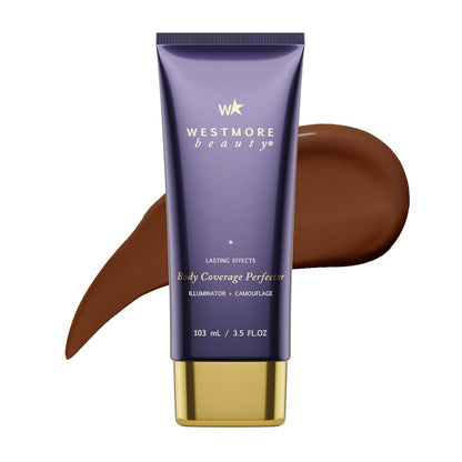 Westmore Beauty Skin Foundation Concealer, Body Makeup 3.5 Fl Oz (Golden Radiance, Cream) - Waterproof, Transfer-Resistant, Long-Lasting Coverage for Tattoo, Stretch Marks, Scars