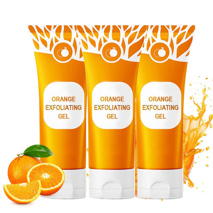 2026 Upgraded Orange Enzyme Exfoliating Gel for Face & Body - Deep Cleansing & Hydrating