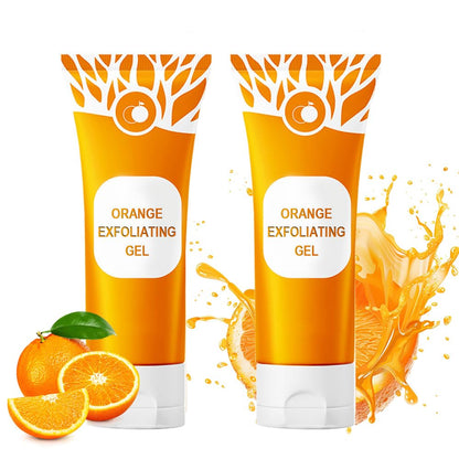 2026 Upgraded Orange Enzyme Exfoliating Gel for Face & Body - Deep Cleansing & Hydrating