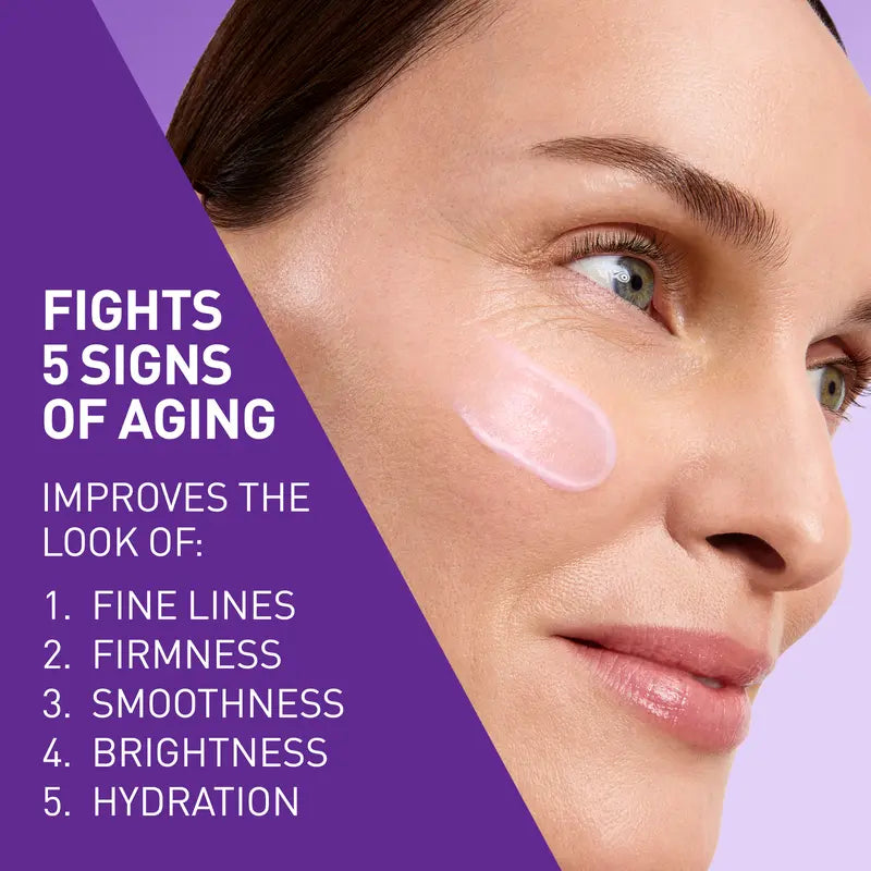 Anti-Aging Serum with 5 Active Ingredients and Ceramides for Hydrated, Plumper Skin