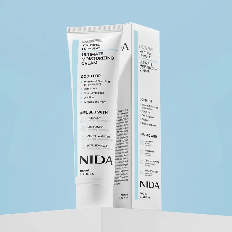 Youthful Formula Ultimate Moisturizing Cream (100mL) with Collagen, Niacinamide, and Hyaluronic Acid