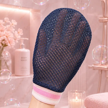 Gentle Exfoliating Body Gloves - Dual Color Shower Scrub Set for Smooth Skin