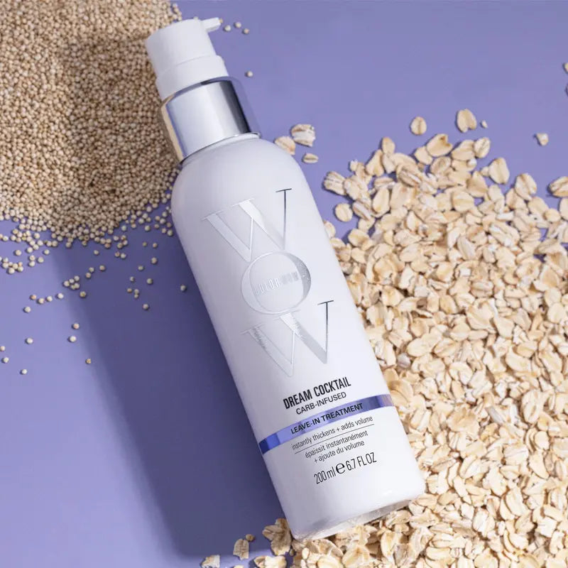 Carb-Infused Leave-In Treatment for Fine and Thin Hair, Thickening Blow-Dry Formula