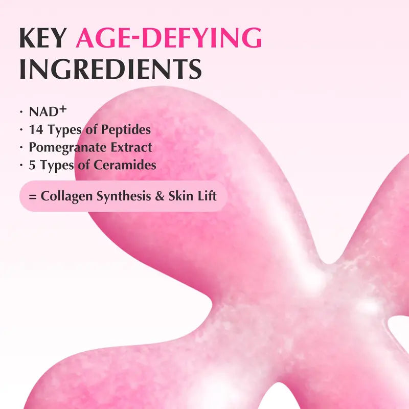NAD+ Longevity Ritual: Peptide Boosting Serum & Cream Duo for Advanced Anti-Aging & Cellular Repair