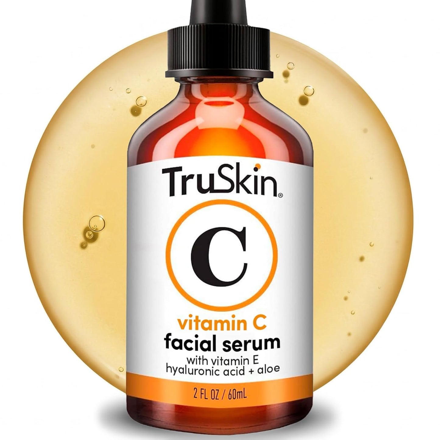 Vitamin C Serum for Face with Hyaluronic Acid & Vitamin E - Anti-Aging & Brightening Formula, 2 Fl Oz