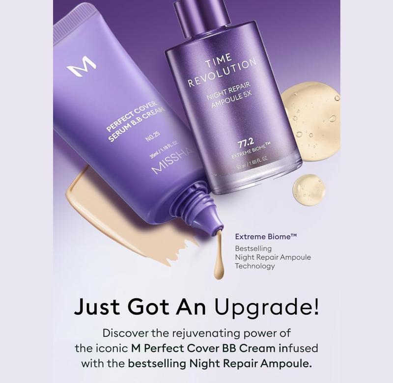 Serum-Infused BB Cream with Bifida Ferment Lysate - Anti-Aging Skin Tint & Foundation