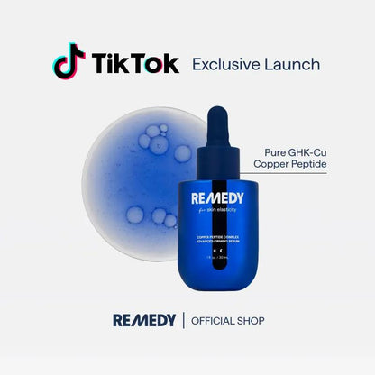 Copper Peptide Complex Advanced Firming Serum with 1% Pure GHK-Cu for Collagen Support