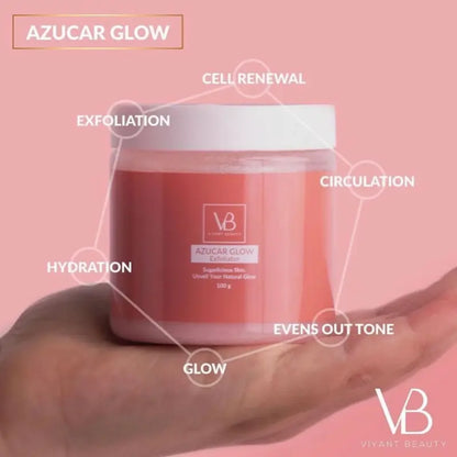 Facial Sugar Scrub Exfoliator for Skin Rejuvenation and Pore Cleansing