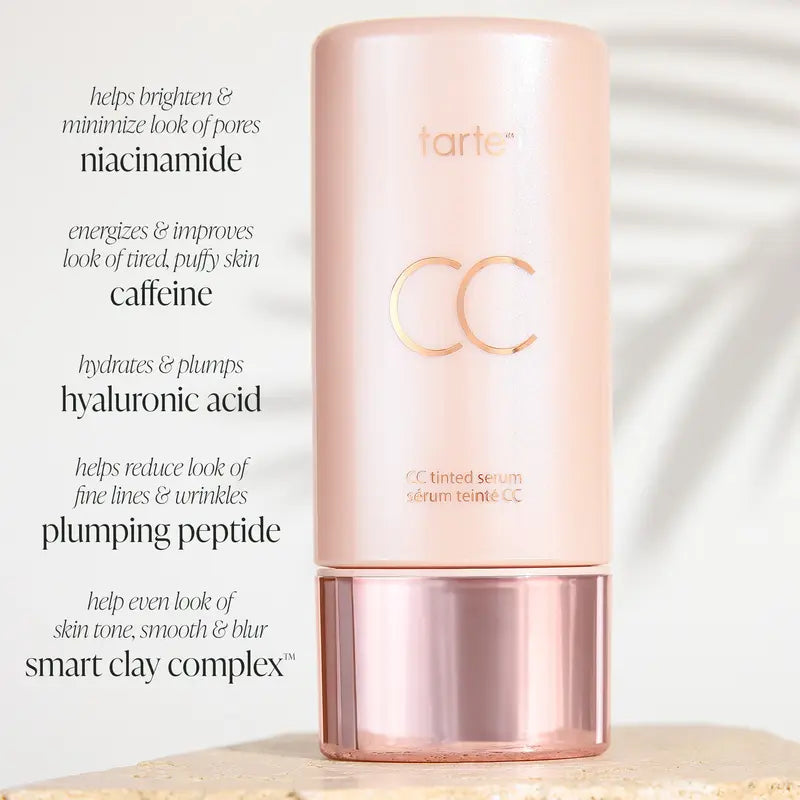 CC Color-Correcting Tinted Serum with SPF Protection - Lightweight Skin Tint