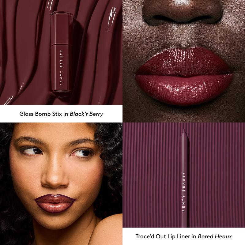 Longwear Lip Duo: Transfer-Resistant Creamy Lip Liner and High-Shine Gloss Stick Set